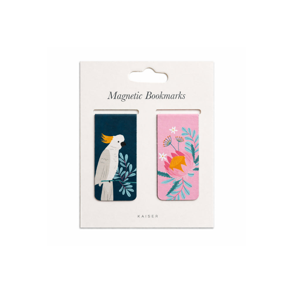 Kaiser Magnetic Bookmark 2pk - COCKATOO